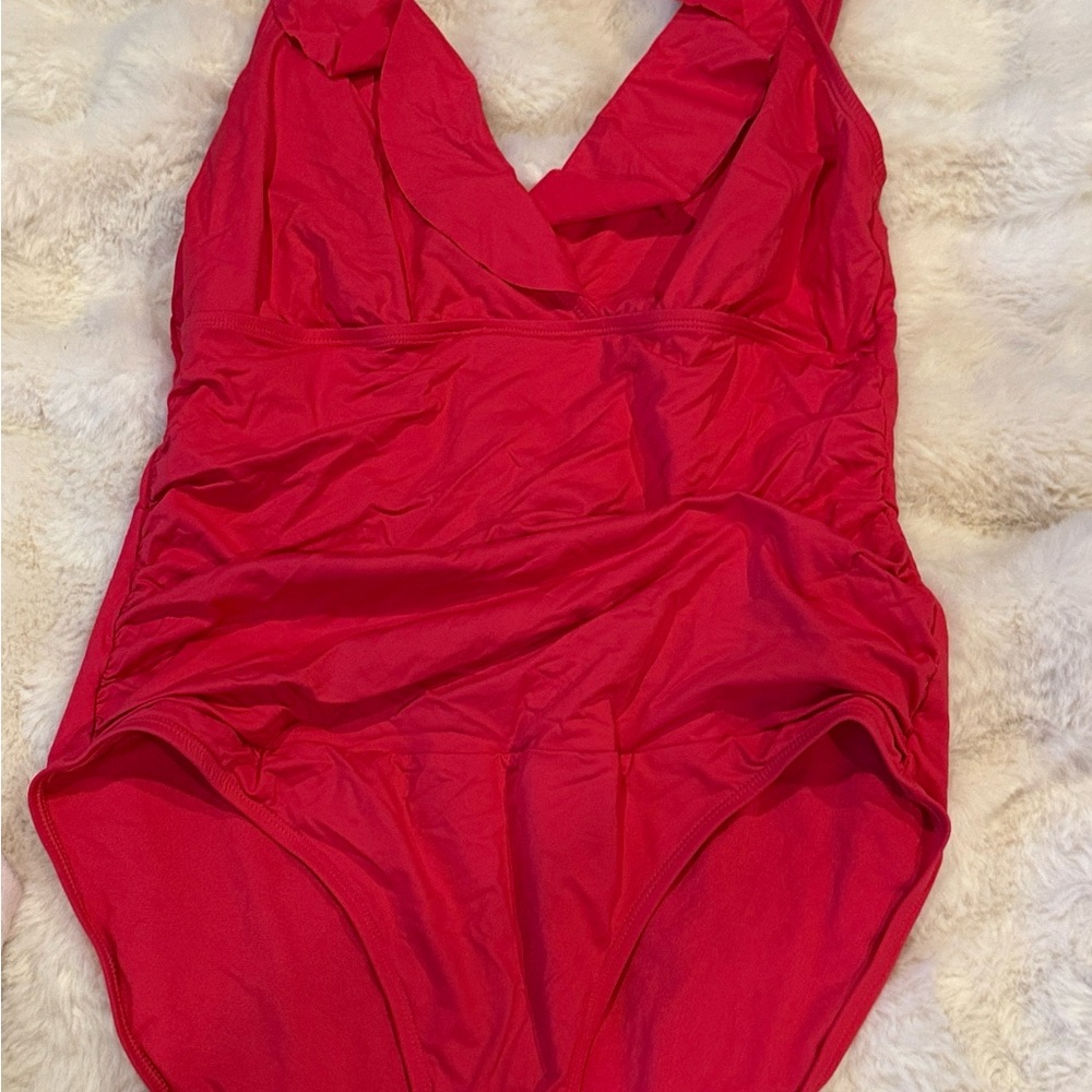 Ralph Lauren Bright Red Kids One Piece